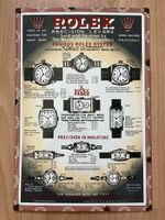 Rolex Emailschild Advertising sign ab1.-