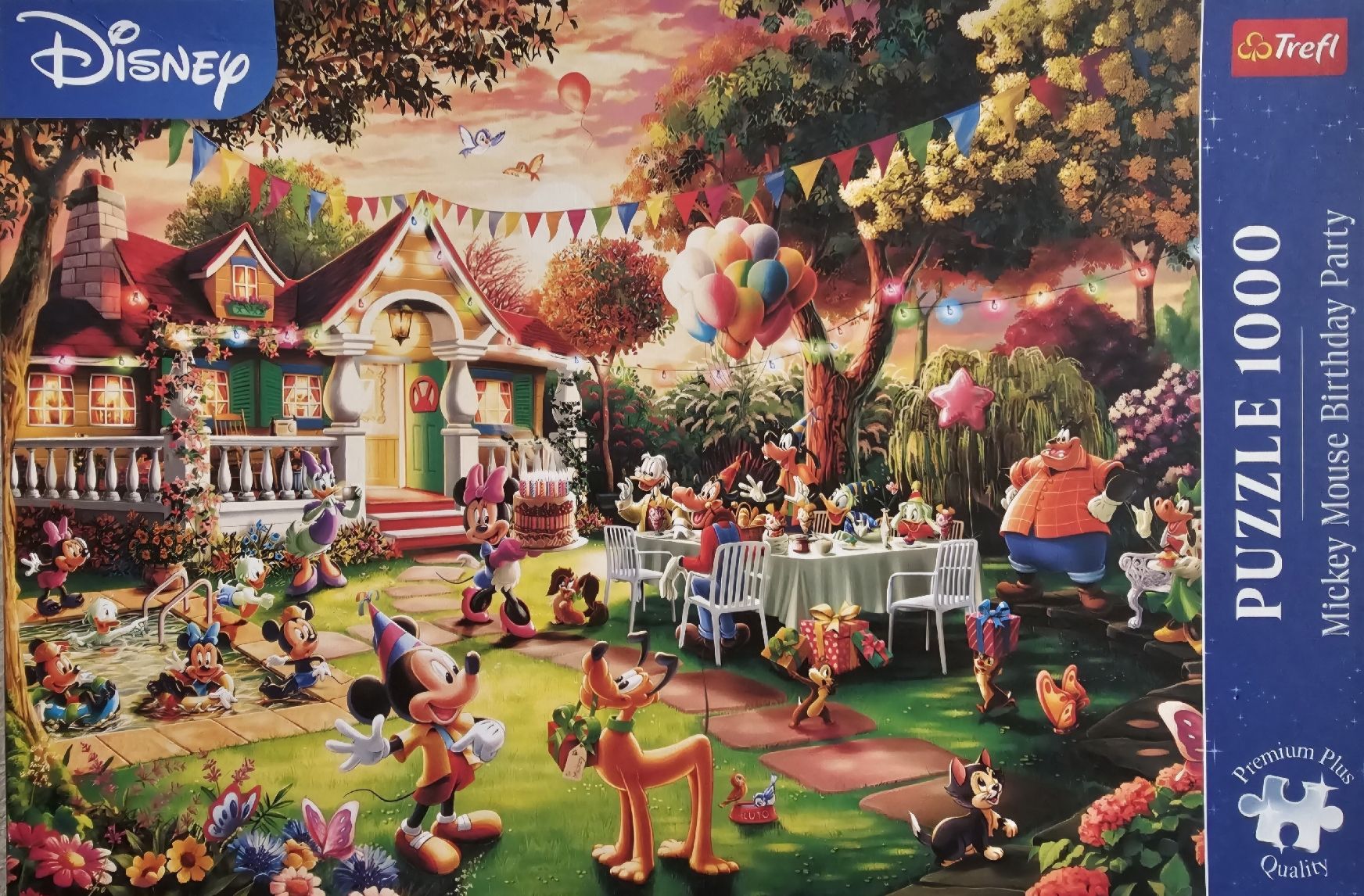 Puzzles: Puzzle "Mickey Maus Geburtstagsparty" 1000 Teile  – Gebraucht aus Bütschwil von Taranabo