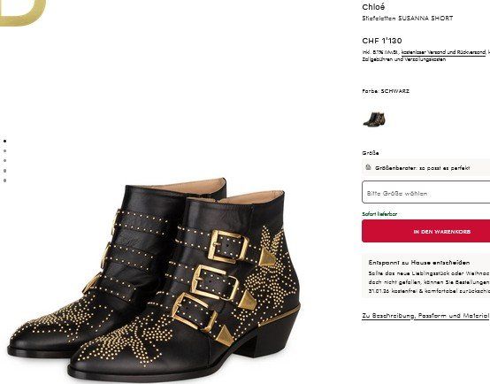 Chloé Damenschuhe: Stiefeletten / bottines Chloé Susanna  .38 – Gebraucht aus Collonges von Auganien 1