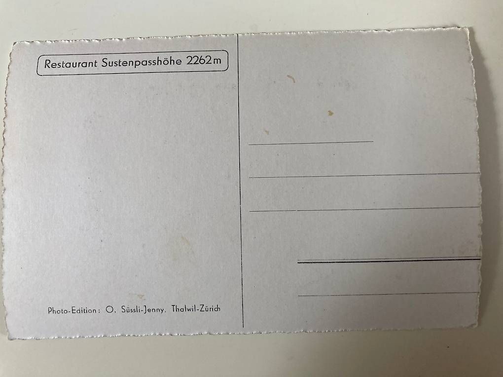 Cartoline postali: Ansichtskarte Restaurant Sustenpasshöhe von 1911 – Nuovo (secondo la descrizione) da Gockhausen venduto da rewie 1
