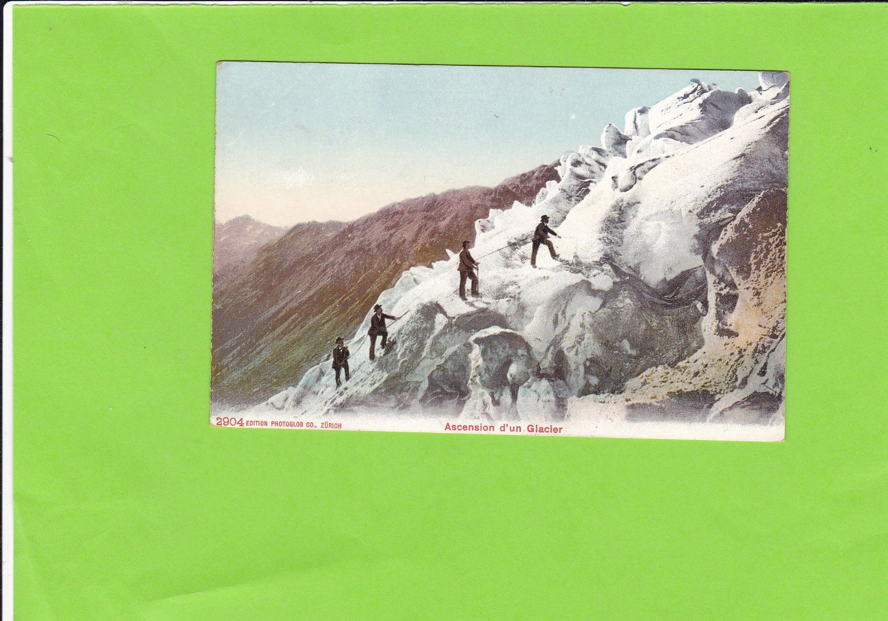 Cartoline postali: Ascension d'un Glacier – Usato da St. Peterzell venduto da neckertal