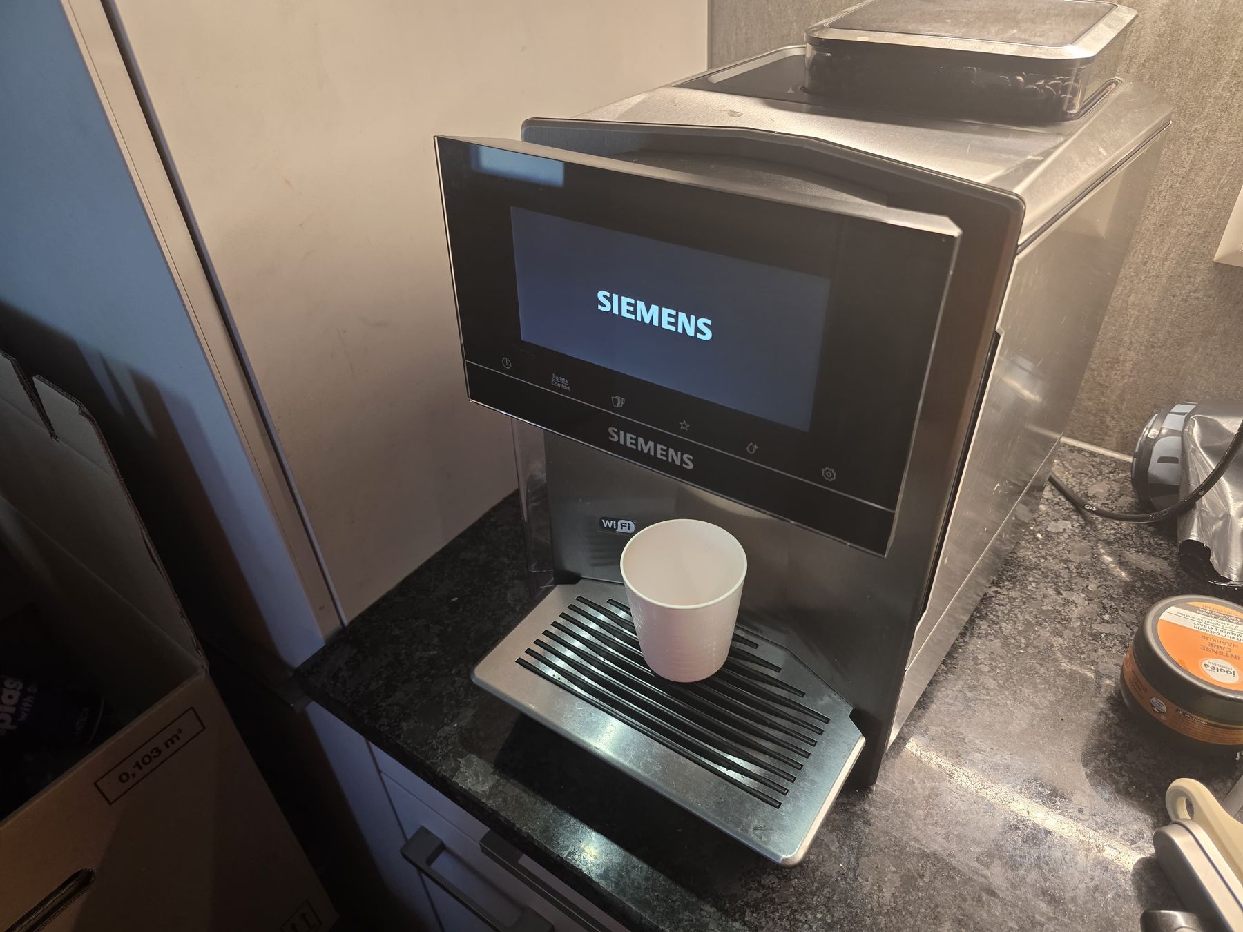Macchine per caffè & Macchine per espresso: Siemens Kaffeevollautomat TQ905D03   – Nuovo (secondo la descrizione) da Innertkirchen venduto da Paedu2506 4