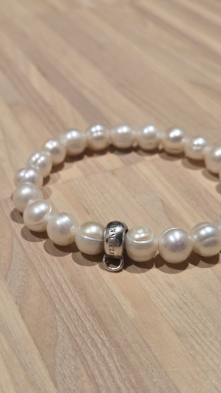 Thomas Sabo Bracciali & Braccialetti: Thomas Sabo Charm-Armband Süsswasserzuchtperlen – Usato da Berikon venduto da alko93 1
