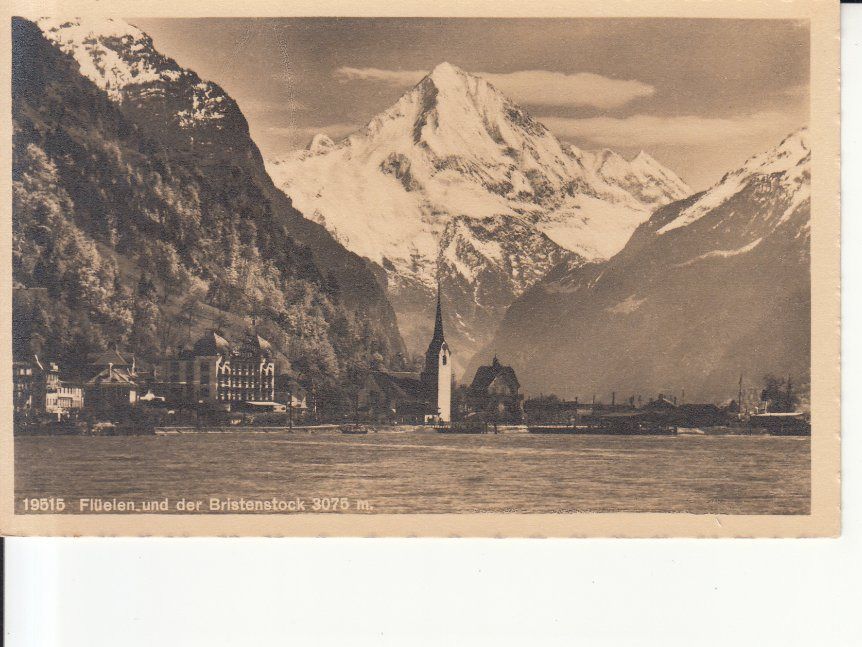 Ansichtskarten: Flüelen ca. 1925 – Gebraucht aus Bürglen TG von StampGraf