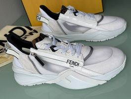 FENDI FF Flow Transparent Rubber Slip On Low Sneakers 45 NEU