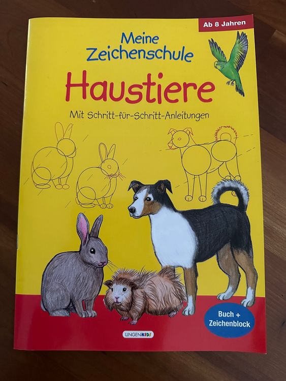 101 Haustiere Zeichnen Lernen – Schritt-für-Schritt-Anleitung Für Katzen, Hunde, Vögel & Mehr, Perfekt Für Anfänger