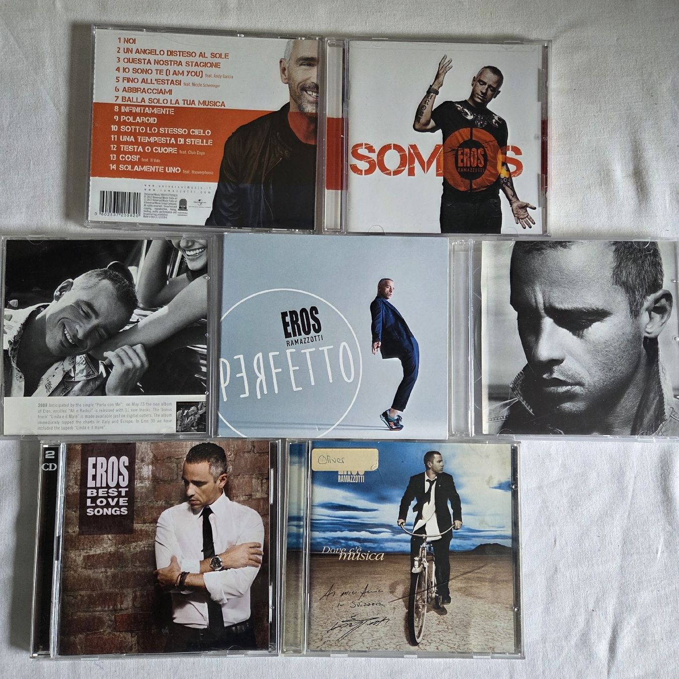 CD: Eros Ramazzotti CD Konvolut – Usato da Stans venduto da Ducati16 2