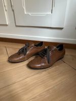 HUGO BOSS - Leder Halbschuhe braun 43