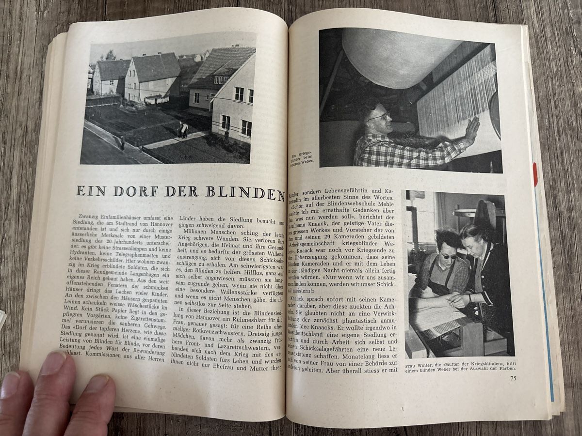 Zeitschriften & Magazine: Schweizerischer Blindenfreund Kalender 1959 – Gebraucht aus Schaffhausen von Reporter 5