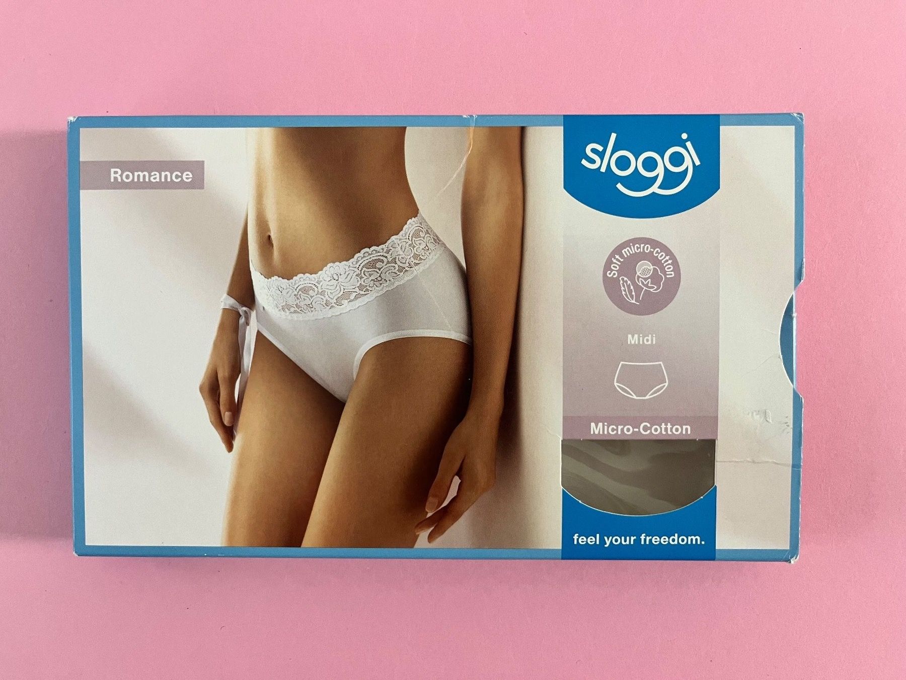 Sloggi Altra biancheria intima: Sloggi Romance, Slip Midi, Grösse 46, Farbe Weiss – Nuovo e nell'imballaggio originale da Rudolfstetten venduto da gst_g7xl