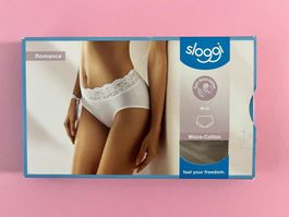 Sloggi Romance, Slip Midi, Grösse 46, Farbe Weiss