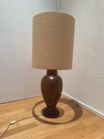 Vintage-Tischlampe aus Massivholz