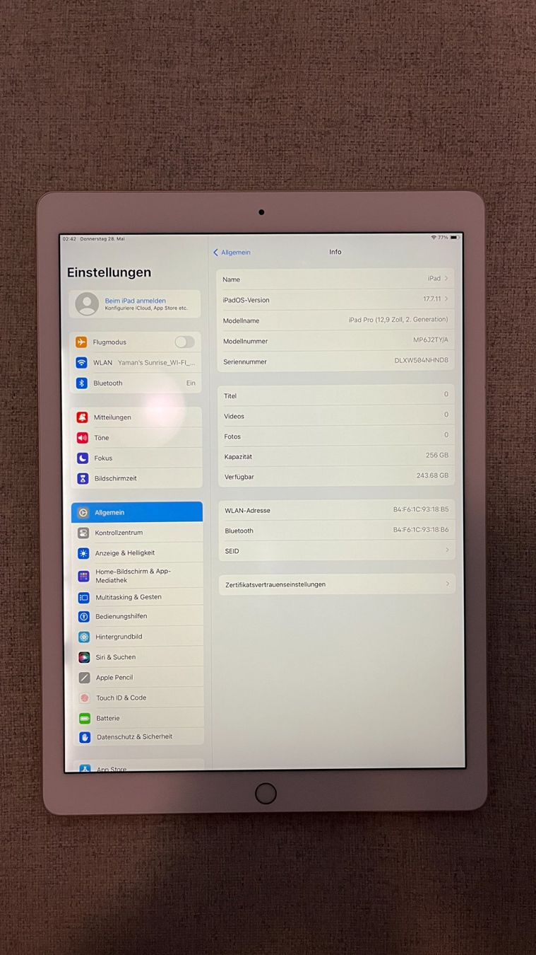 Apple Tablet PC: iPad Pro (12,9 Zoll, 2. Generation) – Usato da Winkel venduto da yamanzh 2