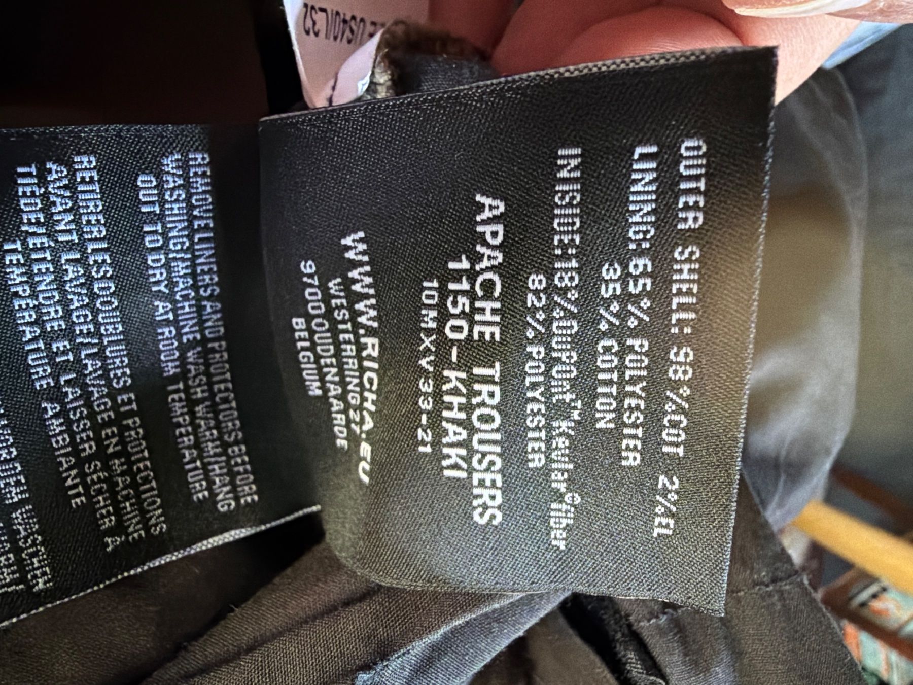 Hosen: Motoradhose RICHA Apache Pants – Gebraucht aus Oltingen von loraan 3