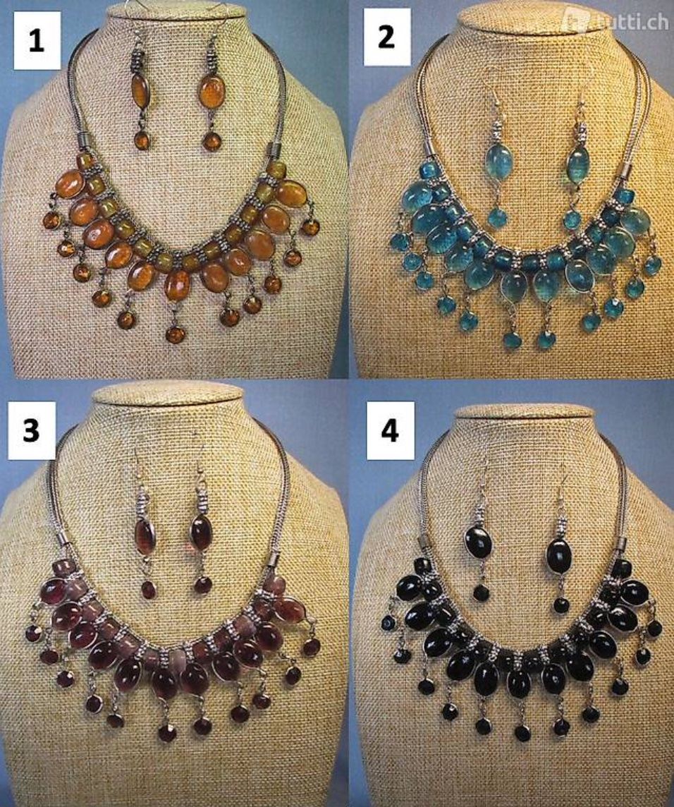 Ketten: Orientalische Kette mit Ohrringen - Schwarz – Neu (gemäss Beschreibung) aus Basel von La_Campanella 1