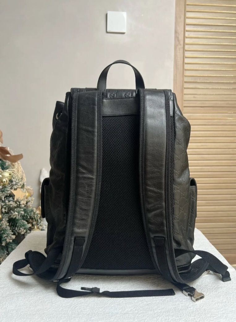 Gucci Zaini: Gucci Rucksack Leder Schwarz – Usato da Horw venduto da NapoleonSSCS 4