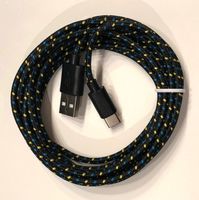 Ladekabel USB-Typ A/USB-Typ C (schwarz)