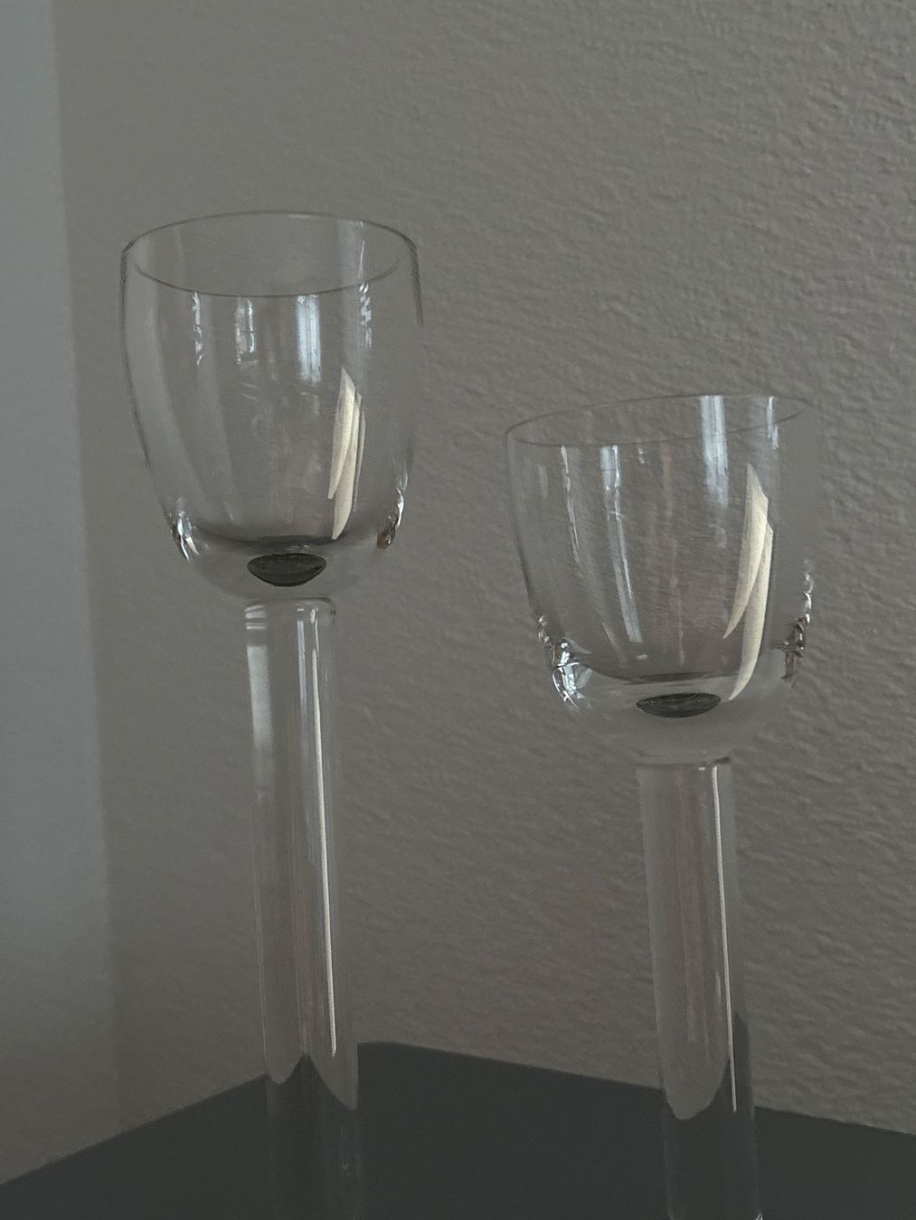 Glasi Hergiswil Bicchieri: 2er Set Glas Hergiswil - KERZENHALTER! – Usato da Ibach venduto da lisch3 1