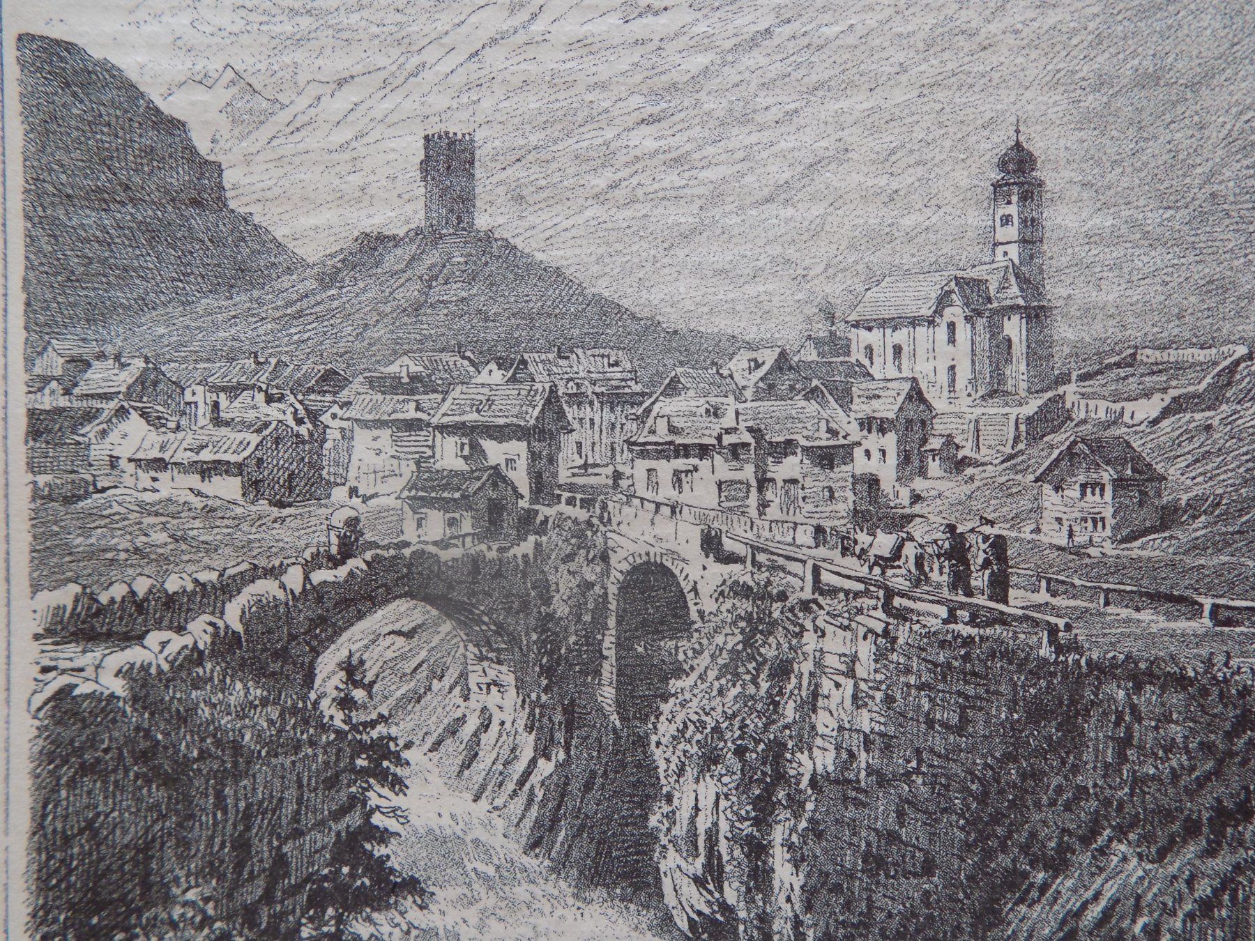 Gravures: Hospenthal – D'occasion à Risch par Antikfee 6