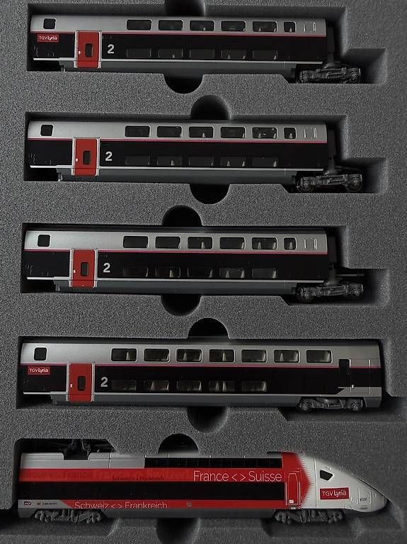 Kato Modellini di ferrovie: Kato TGV Lyria Euroduplex – Nuovo (secondo la descrizione) da Leytron venduto da airlines00 1