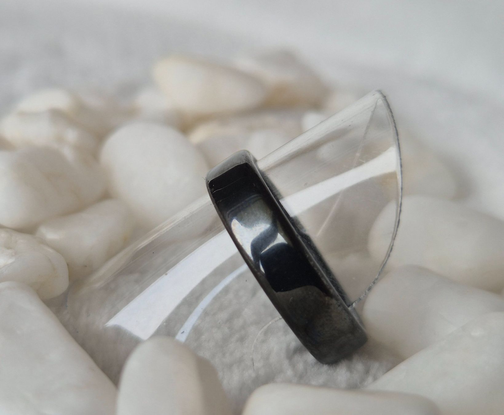 Ringe: Ring Hämatit – Neu und originalverpackt aus Dielsdorf von kumsch