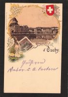 Litho Souvenir d'Ouchy , gel.1899