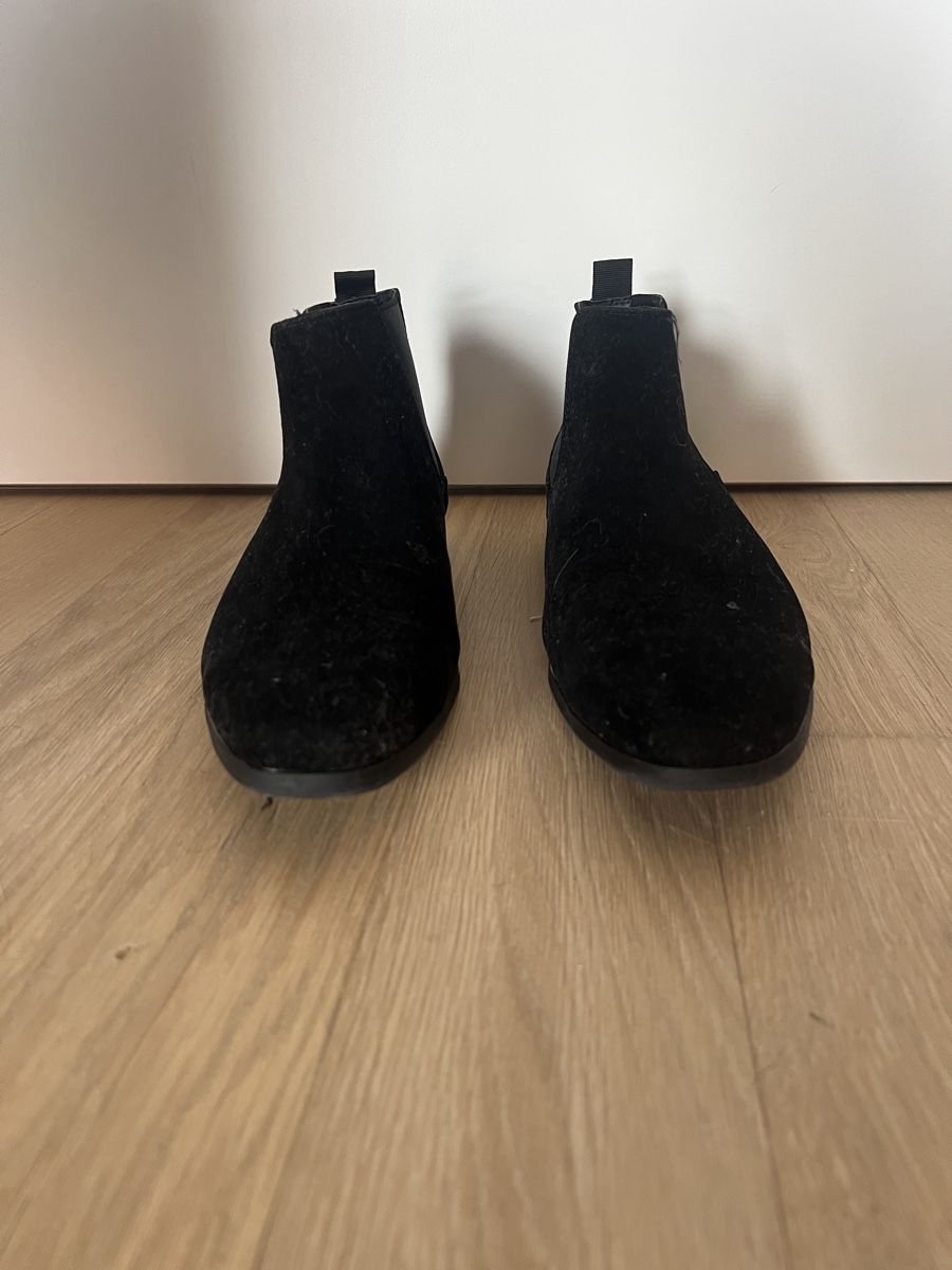 Scarpe da uomo: Bottines noires en daim neuve – Nuovo (secondo la descrizione) da Châtel-St-Denis venduto da Calou1820 2