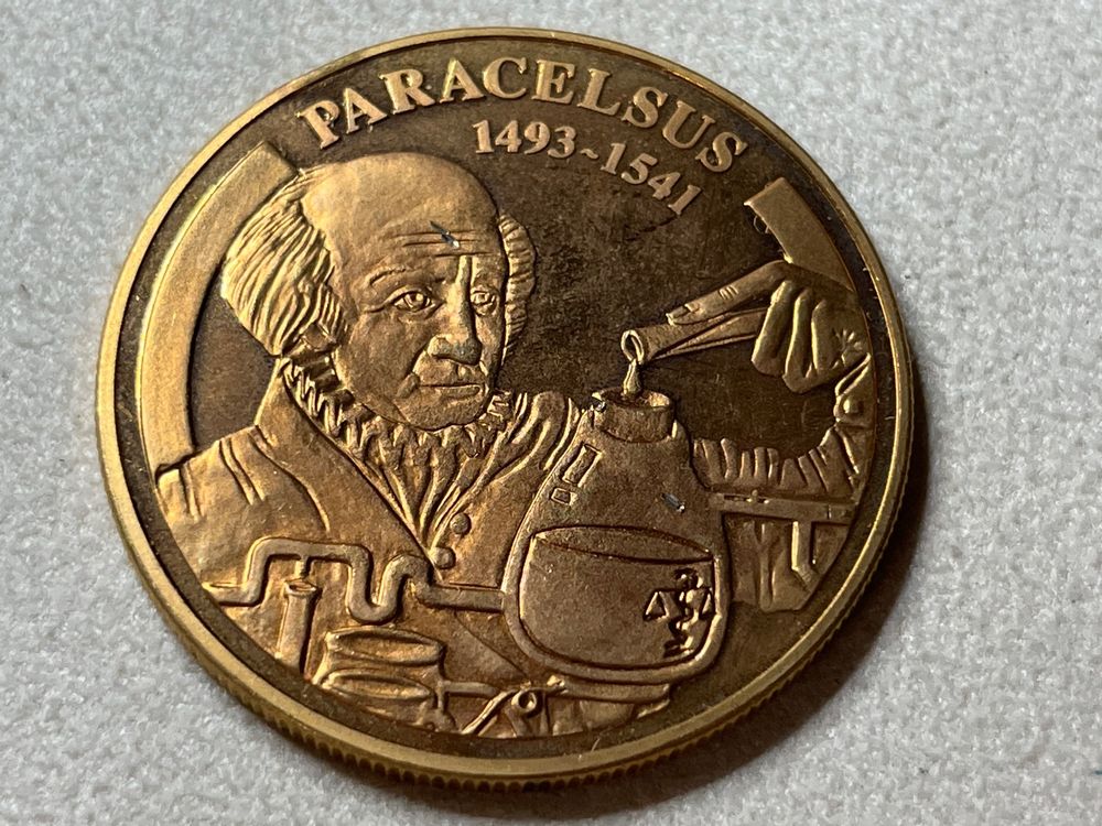 Medaille Durchmesser 4 cm, PARACELSUS Kaufen auf Ricardo