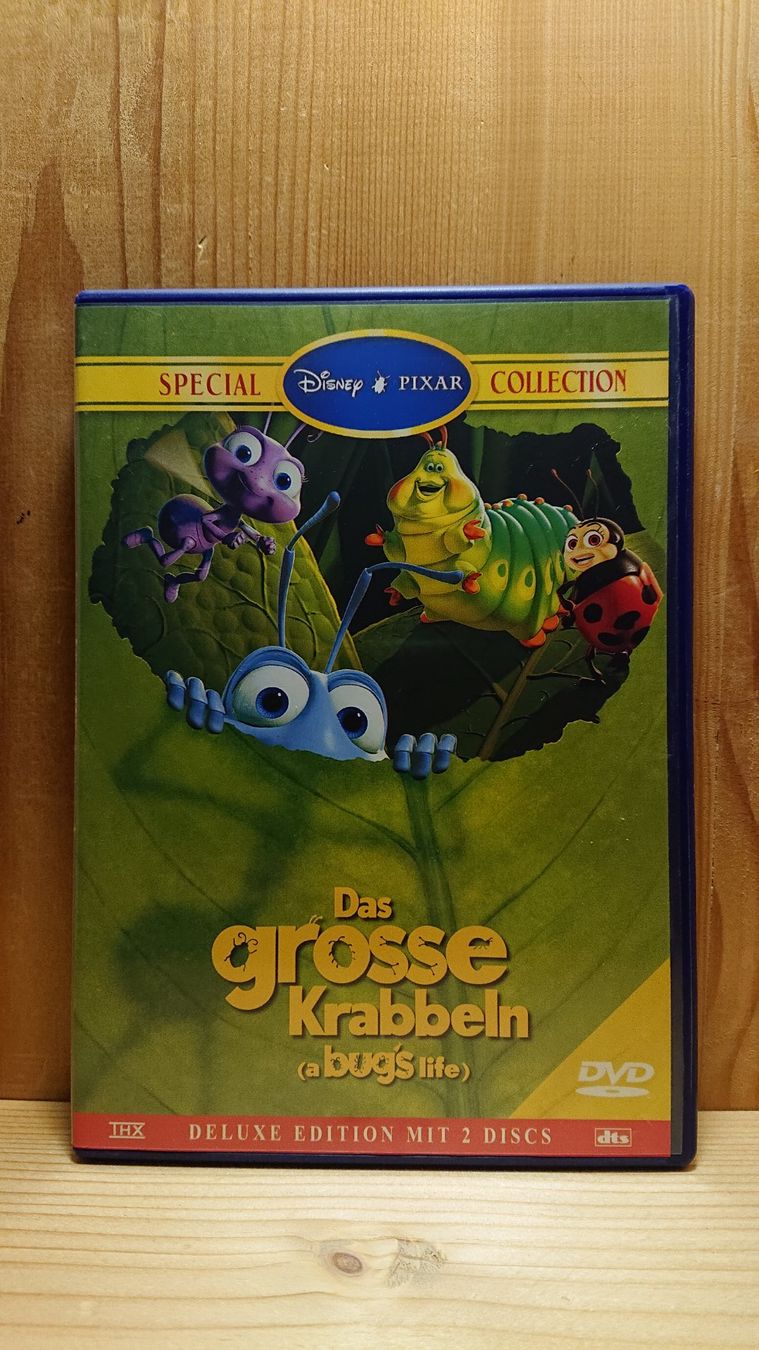 Alle DVDs: DAS GROSSE KRABBELN DVD Disney Pixar – Gebraucht aus Wilderswil von Exebub