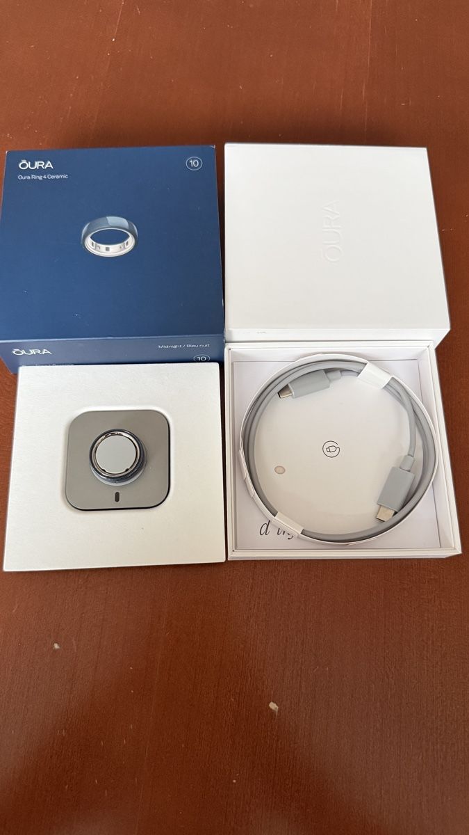 Oura Anelli: Oura Ring 4 Ceramic – Nuovo e nell'imballaggio originale da Horgen venduto da Aron.zh