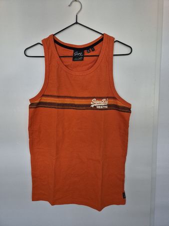 2x Superdry Tank Top orange, Grösse S, Top Zustand