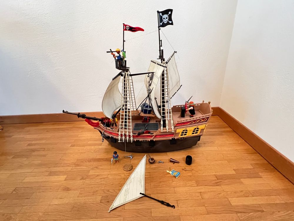 PLAYMOBIL 5135 BATEAU de pirates avec moteur EUR 28,00 - PicClick FR