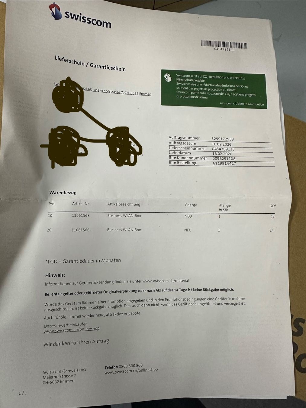 Swisscom Modems & Router: Swisscom Business Box – Gebraucht aus Grüningen von lovinho 2