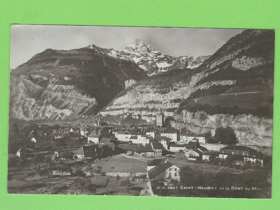 Cartoline postali: Saint-Maurice et la Dent du Midi – Nuovo (secondo la descrizione) da Zürich venduto da t24_de
