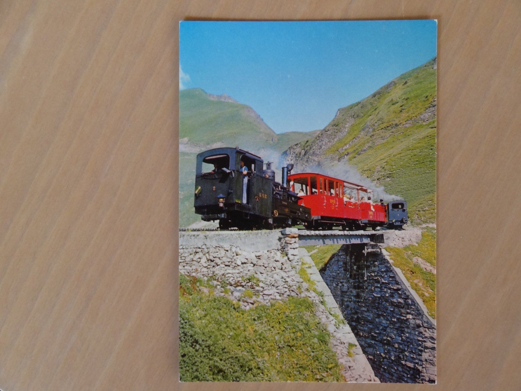 Cartes postales: Brienzer Rothorn, train à vapeur, – D'occasion à St Léonard par Riglin