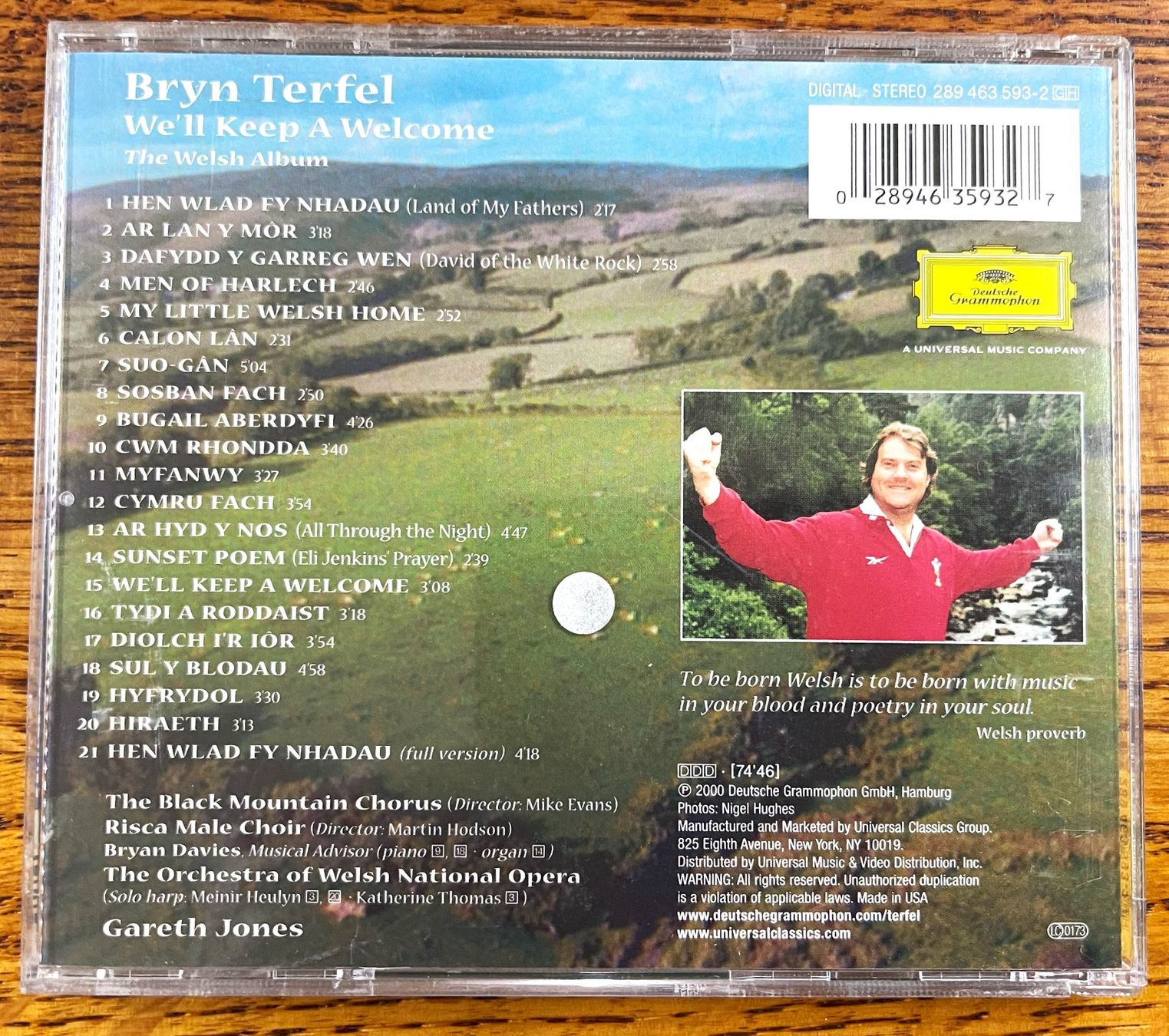 CD: BRYN TERFEL CD – Usato da Oftringen venduto da Vucki 1