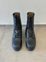 Kampfstiefel, Vollleder, schwarz - Gr. 43.5