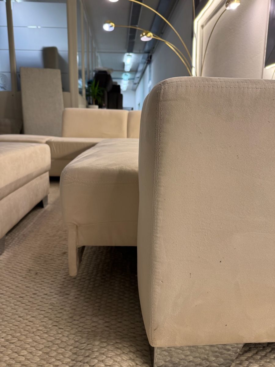 Divani: Ecksofa in Creme-Beige mit Schlaffunktion – Usato da Fehraltorf venduto da Sofalab.swiss 3