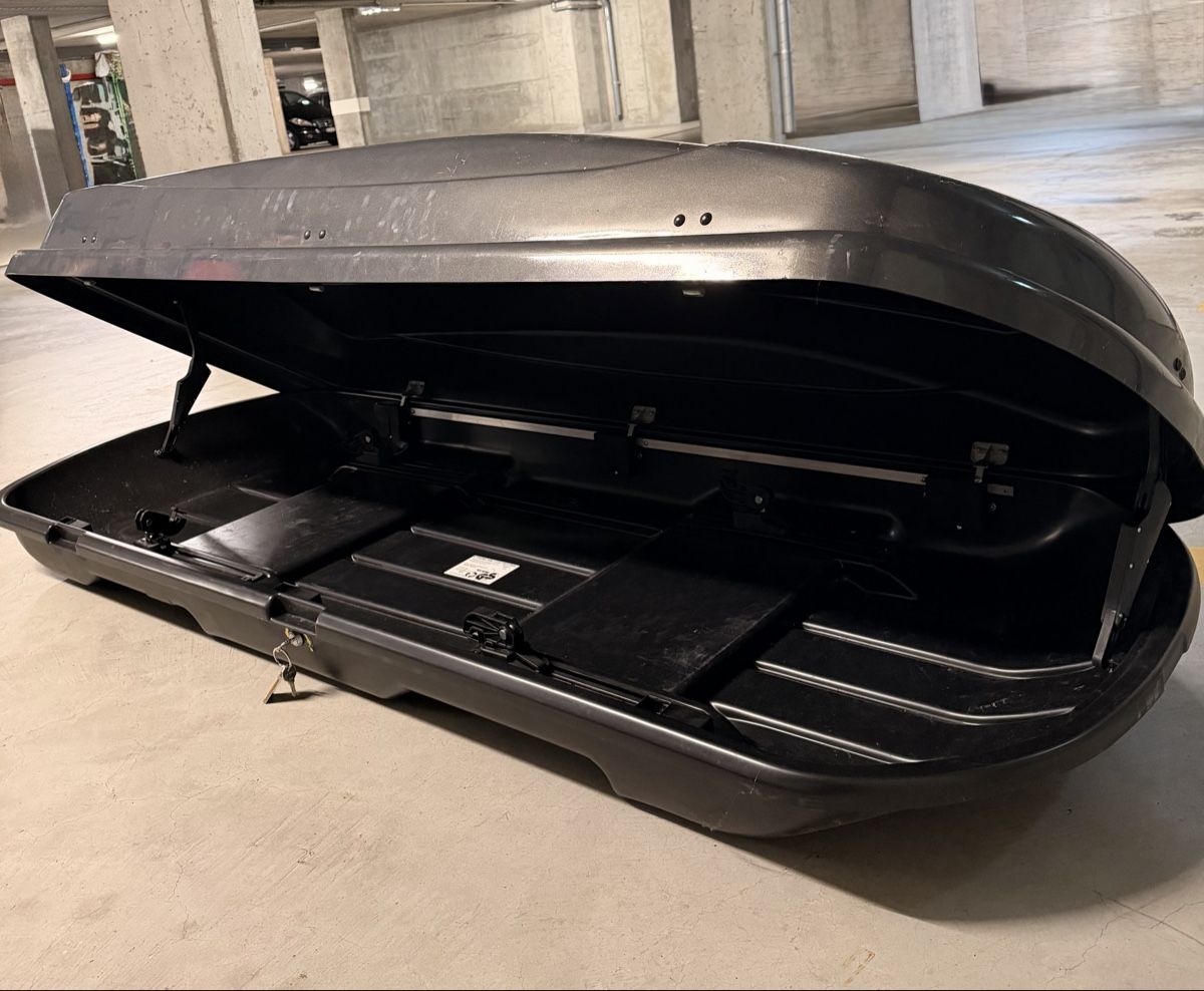 Box da tetto: Dachbox miocar mit Träger – Usato da Urdorf venduto da sei_t6f5 2