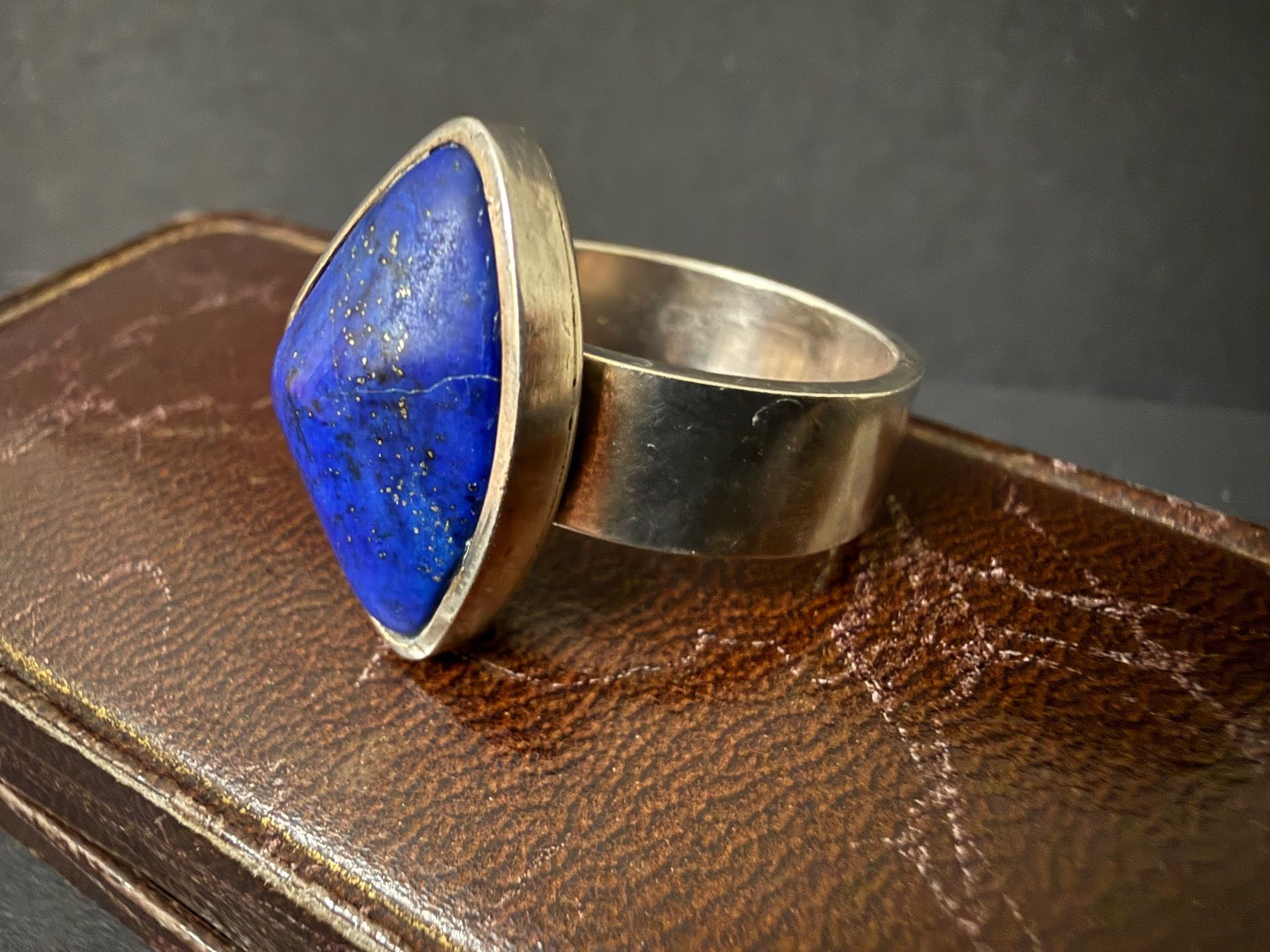 Bagues: Silber Ring mit Lapislazuli 800, Gr.66 – D'occasion à Spiegel b. Bern par Rogger72 1