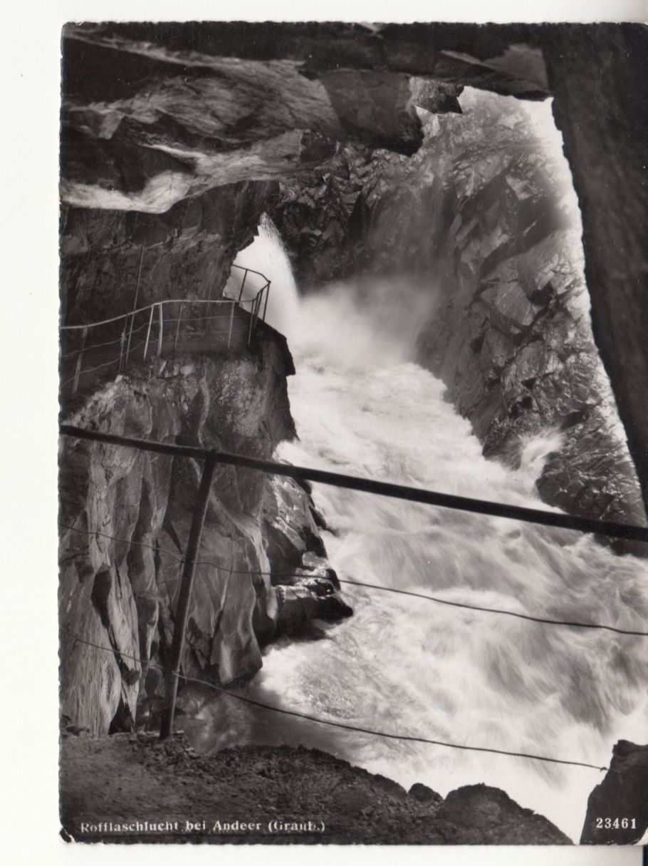 Ansichtskarten: Rofflaschlucht ca. 1950 – Gebraucht aus Bürglen TG von StampGraf