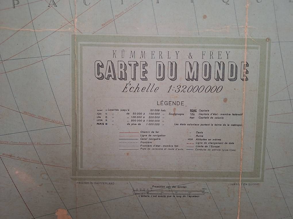 Karten: Carte du monde – Gebraucht aus Perroy von sib_rrf2 1
