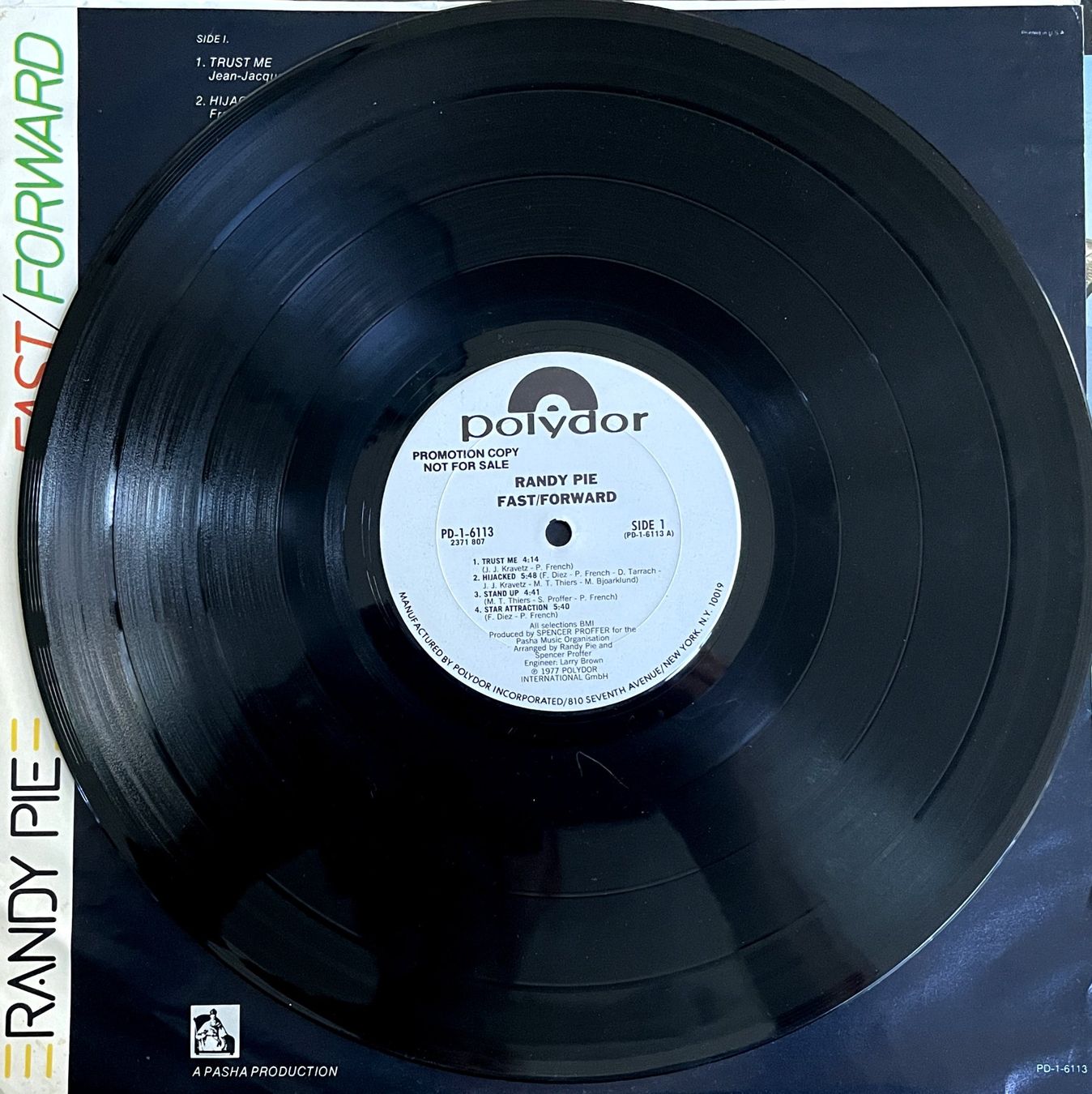 Dischi in vinile: Randy Pie - Fast/Forward - Promotion Copy – Usato da Savagnier venduto da Ne2065 2