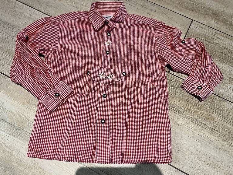 Camicie, T-shirt & Polo: Trachtenhemd von Isartrachten, Größe 128 – Usato da Winterthur venduto da Steffiline