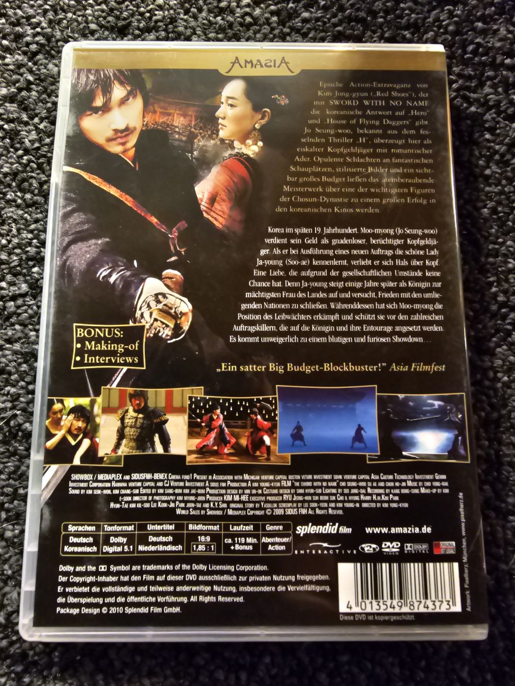 Tutti i DVDs: Sword With No Name DVD (18665) – Usato da Ruswil venduto da jan_bxl5 1
