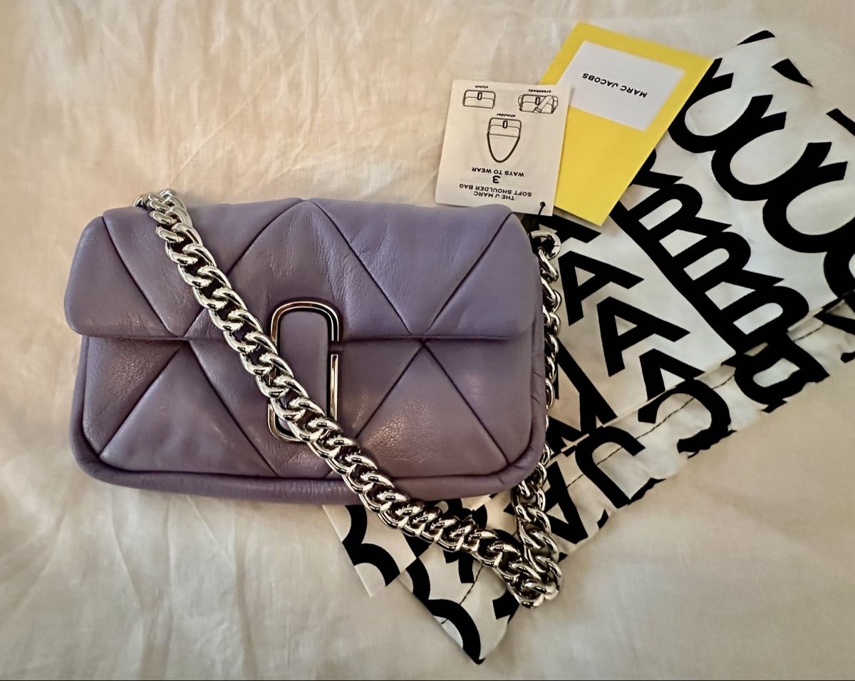 Marc Jacobs Sacs femmes: Marc Jacobs lilac shoulder bag new with tags – Neuf (Voir description) à Neuchâtel par Loobylou 6