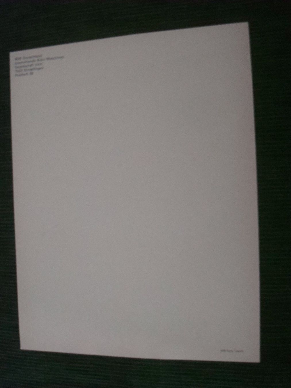Documenti: IBM Data Processing - Sortiermaschine IBM 84 - Prospektblatt – Usato da Neuenegg venduto da flohcante 1