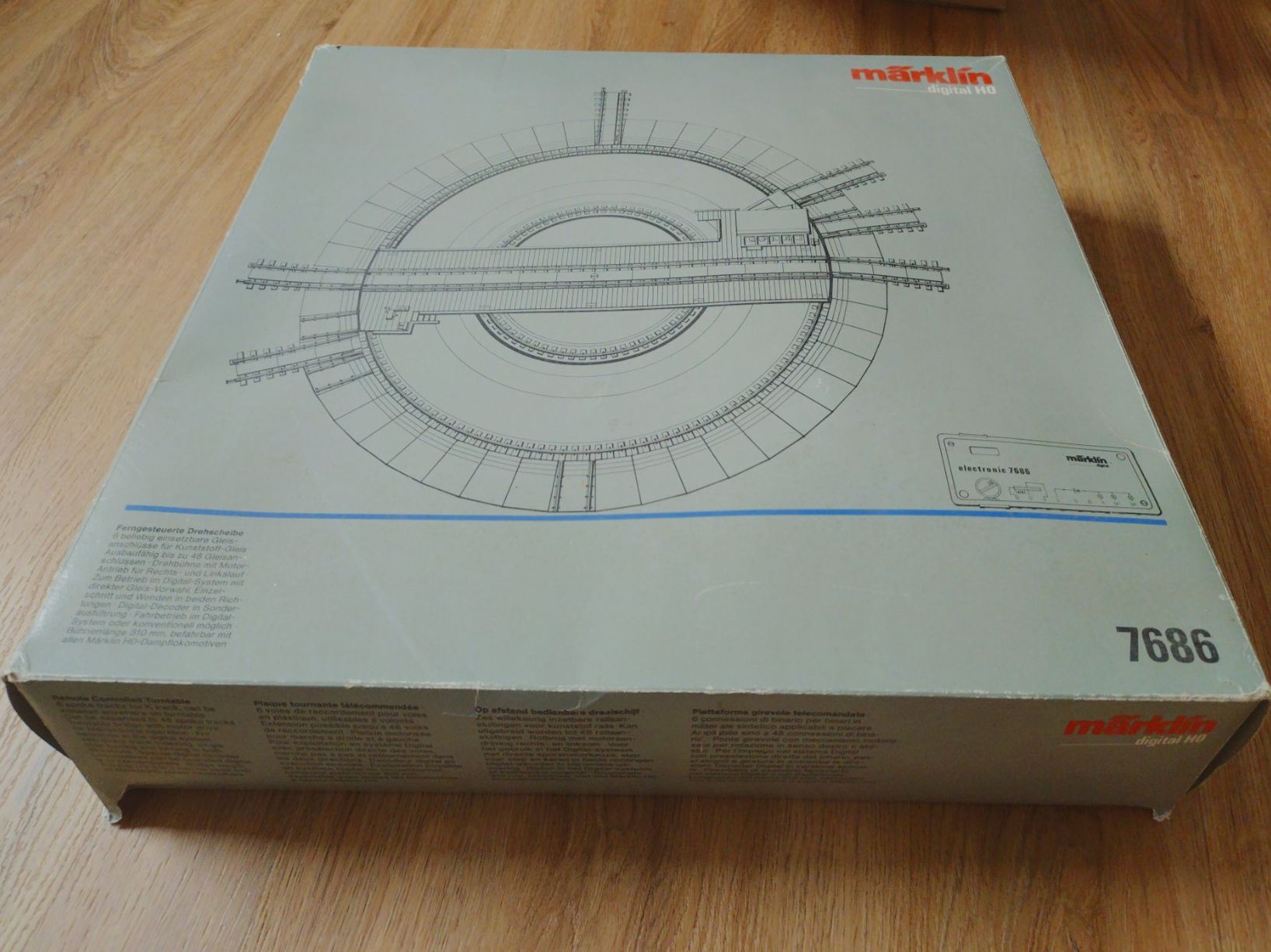 Märklin H0 Drehscheibe 7686 Digital mit Anleitung (Gebraucht) in ...