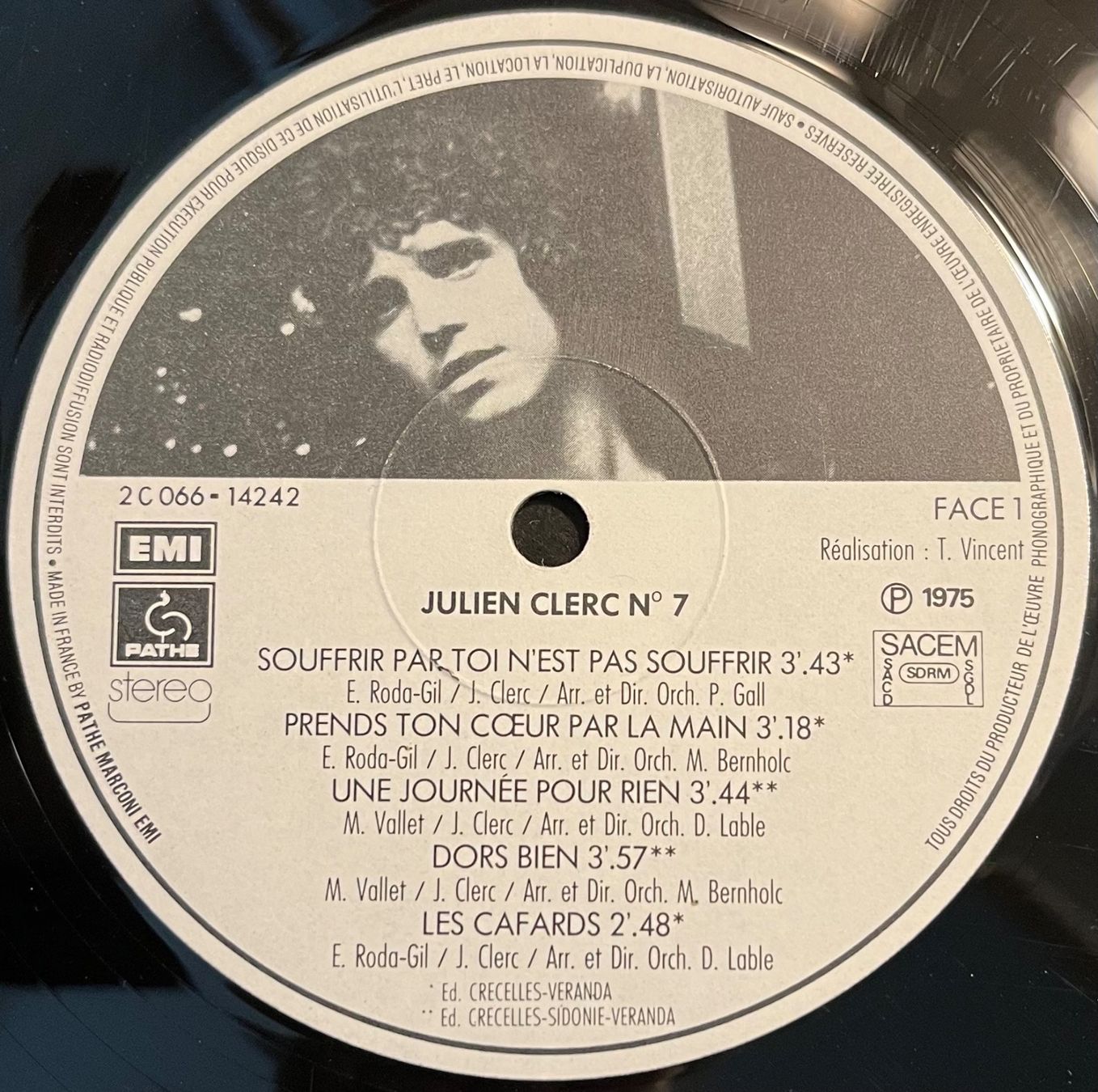 Schallplatten: JULIEN CLERC - N°7 - 33 Tours – Gebraucht aus Bussigny von vinyl-pas-cher 2