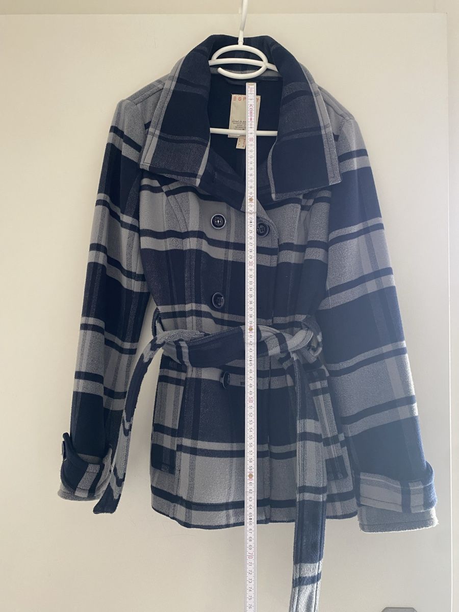 Esprit Giacche: Esprit Übergangsjacke, blau kariert, Gr. 38 – Usato da Hünenberg See venduto da lar_9zjk 6